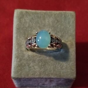 Sterling and 14K gold Ring